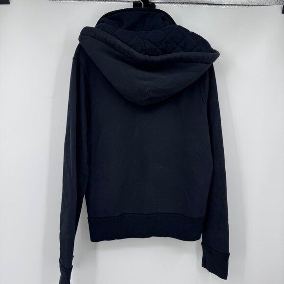 Hollister Co. Men's Navy and Blue Hoodie Unisex woman’s too baby thick collar si - Picture 8 of 10